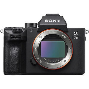 Sony full-frame mirrorless camera “α7III” body