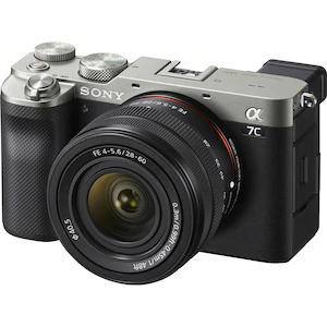 Sony full-frame mirrorless camera “α7C” zoom lens kit (silver)