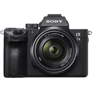 Sony full-frame mirrorless camera “α7III” lens kit