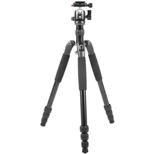 Small aluminum 4-stage tripod T-004SK+B-00K