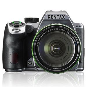 Pentax Digital SLR camera “PENTAX K-70” 18-135WR lens kit (Silky Silver) K-70-18-135 Silky-Silver