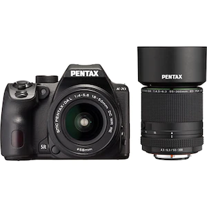 Pentax digital single-lens reflex camera “PENTAX K-70” 300W zoom RE double zoom kit (black) K-70-300W-LK-RE-BK